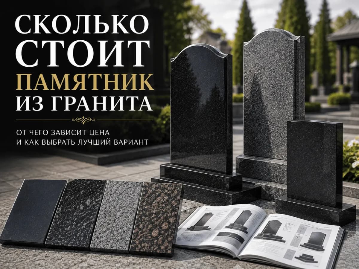 Сколько стоит памятник из гранита на могилу